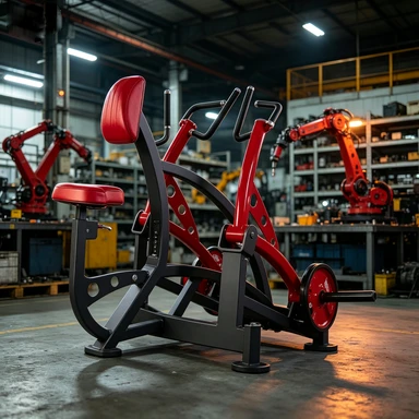Antrenor comercial pentru forța musculară a spatelui pe rând